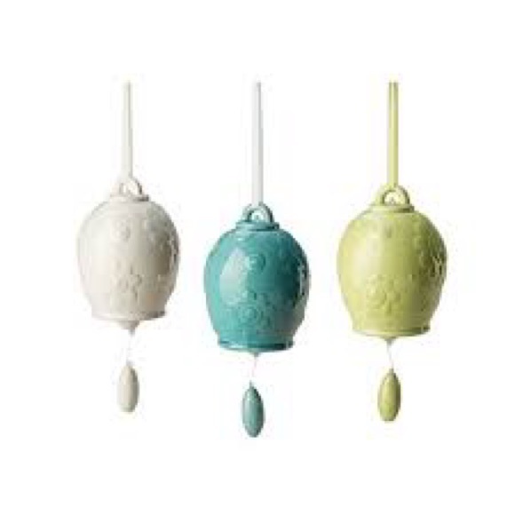 Boston International Ceramic Hanging Bell Wind Chime Set of 3 – NWT - Picture 5 of 13